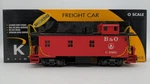 K-line K616-1092 Gauge Baltimore & Ohio Woodside Caboose #C2820 Ex/box. Fixed Price $69.99.