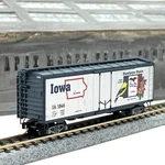 Micro-trains Scale 21380 Iowa State 40 Ft Standard Plug Door Boxcar Ia 1846. Fixed Price $14.99.