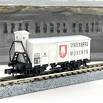 Arnold Scale 0427 Spatenbr U Nchen Wood Beer Reefer Wagon W/ Brakeman Cabin. Fixed Price $23.99.