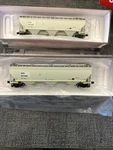 Scaletrains Gunderson 5188 Covered Hopper Kcs Ex-aigx 2 Pack Rivet Count. Fixed Price $69.95.