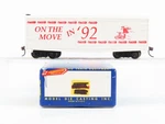 Scale Roundhouse "on The Move '92" Single Door Box Car. Fixed Price $17.95.