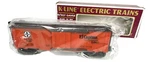 K-line Lionel Gauge Capitan West Classic Reefer Car #2 75032 Orange. Fixed Price $25.00.