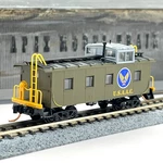 Micro-trains Scale Army Air Corps Usaac Nose Art Offset Cupola Caboose. Fixed Price $43.99.
