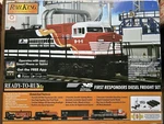 Mth Norfolk Southern First Responders Diesel Freight Trains Set - (excellent). Fixed Price $349.99.