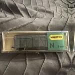 Scale, 9MM Minitrix Box Car, N. C. G. #3203 National Cylinder Gas (F23). Fixed Price $13.49.