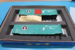 Ho Scale Athearn 2317 50FT Pd Box Cars Set Great Northern LOT#0668. Fixed Price $32.95.