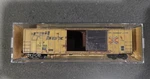 Union Pacific Ex-railbox 50' Ribside Boxcar Micro-trains #025 44 437 Scale. Fixed Price $34.95.
