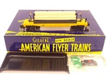 S-gauge American Flyer 6-49011 Union Pacific Moe & Joe Unloading Lumber Car Nib. Fixed Price $39.99.