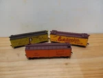 Ho Scale 3 Freight Cars - Tm Train Miniatures Vg. Fixed Price $25.00.