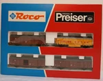 Ho Scale Roco Preiser 44009/30726 Circus Krone Animal Transport Cars - Set Of. Fixed Price $55.25.