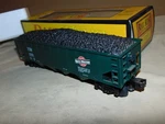 Mth Railking 30-7511 Chicago Northwestern Hopper With Coal Load + Box. Fixed Price $30.00.