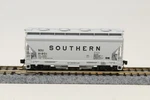 Scale Micro Trains 92120 2-BAY Acf Covered Hopper Southern Railway 91801. Fixed Price $16.89.