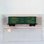 Micro-trains 42040 Scale 40' Dbl Sheathed Box Car Menasha Woodenware. Fixed Price $44.80.