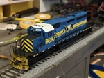 Ho Scale Awvr SD40-2 #1206 Custom Athearn. Fixed Price $350.00.