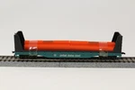 Ho Scale Tyco 950-2 50' Bulkhead Flat Car United States Steel Uss Blue. Fixed Price $34.89.