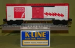 K-line K649107 Federal Pioneer Boxcar O/027 Gauge Wks W/ Lionel 2003. Fixed Price $15.00.