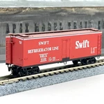 Micro-trains Scale 49400 Swift Refrigerator Line Wood Sheathed Reefer 5199. Fixed Price $16.99.