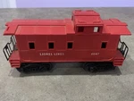 Lionel Lines Caboose 6047 Gauge Red. Fixed Price $9.00.