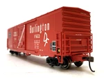 Athearn ATH89327 Ho Scale Burlington (fw&d) 50' Combination Door Boxcar #5022. Fixed Price $34.99.