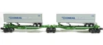 Lionel Burlington Northern Ttux Flat Conrail Trailers 6-52041 Gauge Intermodal. Fixed Price $59.99.