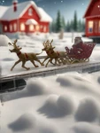 Rail King Christmas Flat Car W/ Santa & Reindeer O-scale Train 30-76862. Fixed Price $98.45.