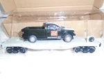 Menards Scale Flatcar With Milwaukee Road F150 Maintenance Truck. Fixed Price $24.95.