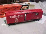 Kris Model Trains Gauge Kmt Burlington Route Box Car 28203. Fixed Price $35.00.