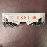 Kusan Kmt Auburn Trains 97786 C&ei Covered Hopper Scale. Fixed Price $29.99.