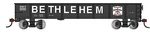 Bachmann 40' Gondola Bethlehem Steel - Ho Scale Model Train Freight Car #17205. Fixed Price $30.09.