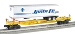 Williams By Bachmann 48404 Gauge Front Runner Flatcar With Trailer Santa Fe. Fixed Price $79.99.