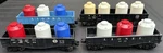 Lionel Scale Lot Of Gondolas With Containers 6032,6042,347000,6002. Fixed Price $50.00.