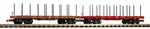 Piko 38773 G Scale Santa Fe Flatcar With Stakes (set Of 2). Fixed Price $158.99.