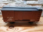 Scientific Toys G Scale At & Sf Brown Box Car 6789 Train. Fixed Price $16.00.