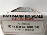 Bachmann 431003H8 48' Georgia Pacific Flat Car With Logs. Fixed Price $14.99.