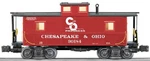 Lionel 6-27629 Gauge Chesapeake & Ohio Northeastern Caboose #90184 Nib. Fixed Price $104.95.