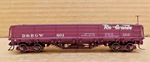 Blackstone Models HON3 Scale #B340551 D&rgw Drop Bottom Gondola #801. Fixed Price $95.39.