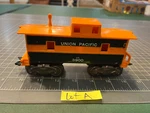 Marx Train Union Pacific Orange Black 3900 Caboose W/type Metal Trucks Lot. Fixed Price $18.95.