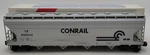 Weaver Gauge Conrail Bay Acf Covered Hopper (car #2) #890954 Ln/box. Fixed Price $24.99.