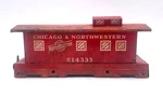 Hafner Overland Flyer Chicago & Northwestern Red Metal Tin-litho *parts*. Fixed Price $8.50.