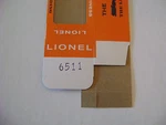 Lionel 6511 Flatcar W/pipes Licensed Reproduction Window Box. Fixed Price $7.49.