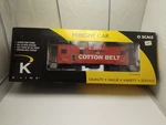 K-line K613-2071 Cotton Belt Extended Vision Smoking Caboose Nib. Fixed Price $50.00.