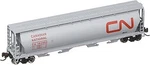 Bachmann 4-BAY Grain Hopper Canadian National Scale Model Train Freight Car. Fixed Price $34.23.
