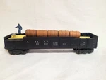 Lionel #3562-1 Black Operating Barrel Car. Fixed Price $195.00.