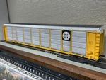 Bnsf 89FT Tri-level Thrall Enclosed Auto Carrier " B&w Logo Ho Scale Gold New. Fixed Price $87.95.