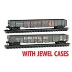 Micro Trains 983 05 044 Scale Illinois Central Gulf 50' Gondola 2 Pack Weather. Fixed Price $66.95.