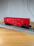 Lionel Pw 6076 Red Lehigh Valley Hopper Postwar. Fixed Price $12.00.