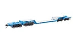 Walthers Mainline Ho Scale 81' Axle Depressed Center Flat Car Kwux #501. Fixed Price $64.99.