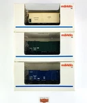 JM517 - Marklin H0 48280/48851/48852 Lot 3 Closed Wagons "w Rttemberg". Fixed Price $52.28.