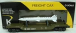 K-line K662-8012 Gauge U.s. Army Flatcar W/ Missile #39827 Ln/box. Fixed Price $49.99.