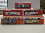 Lionel Beverage Reefer Cars ( Lot Of 5 ) Mint Boxes. Fixed Price $150.00.